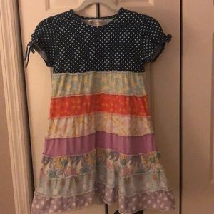 Matilda Jane polka dot ruffle detail dress